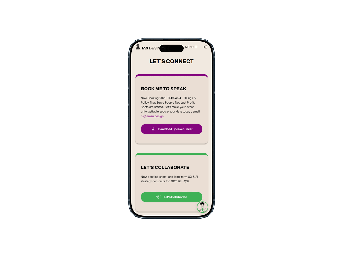 Elite phone mockup