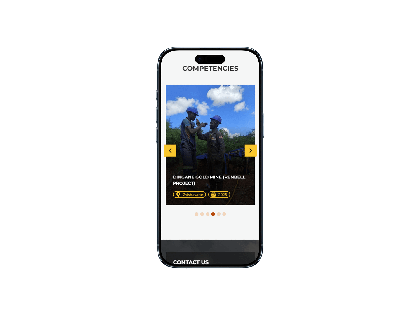 HT mining phone mockup