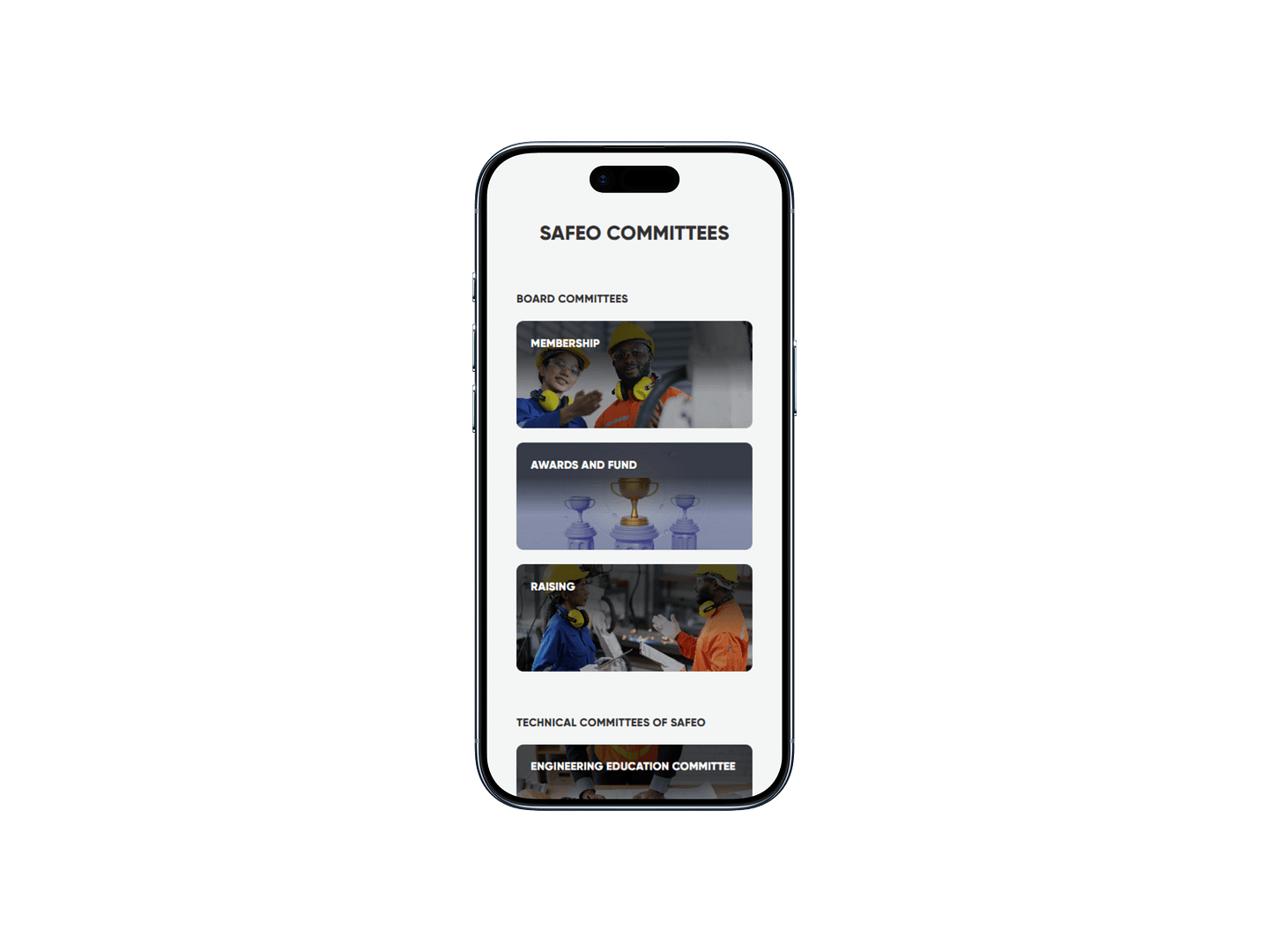 Safeo phone mockup
