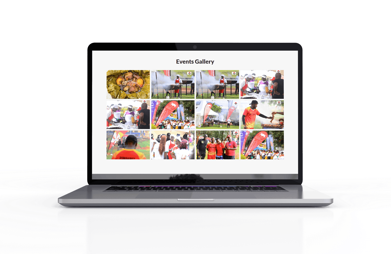 Pork basket laptop mockup